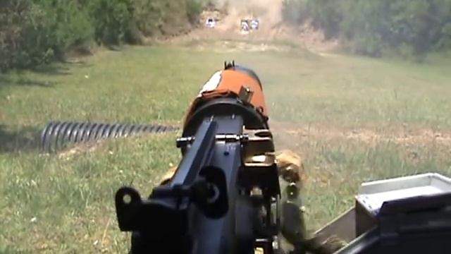 Shooting The Vickers Machine Gun