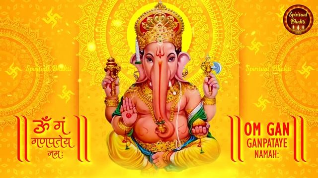 Ganesh Mantra | Om Gan Ganpataye Namah 108 Times Chanting смотреть онлайн
