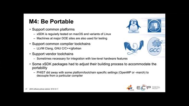 IDEAS-ECP Webinar: Building Community through xSDK Software Policies смотреть онлайн