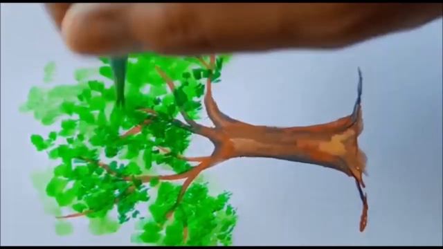 #52 How to paint a Tree | Art Activity | Painting | For Kids | смотреть онлайн