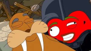 Клубника и морж