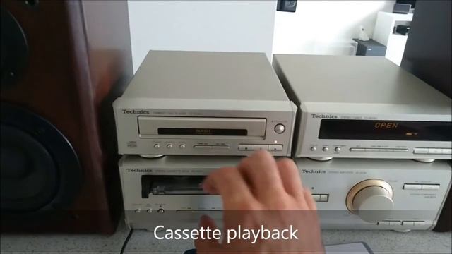 Technics SC-HD301 SE-HD301 301 HiFi System Demonstration смотреть онлайн