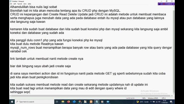 cara membuat crud dengan php dan mysqli #2 смотреть онлайн