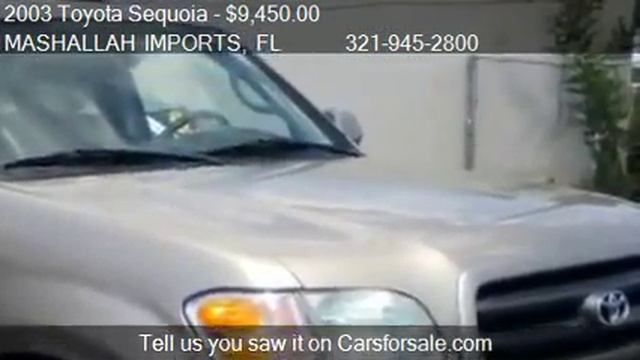 2003 Toyota Sequoia SR5 2WD for sale in Cocoa, FL 32922 at M смотреть онлайн