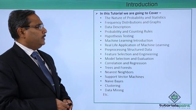 Introduction to Machine Learning with Statistics | Machine Learning |TutorialsPoint смотреть онлайн