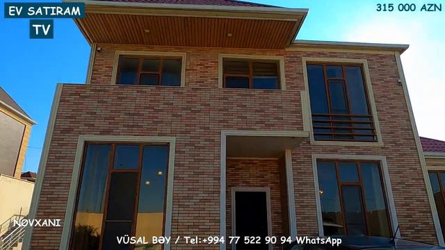 NOVXANIDA, DƏNİZƏ YAXIN HƏYƏT EVİ SATILIR/Недвижимость в Баку / EV SATIRAM TV/ BAG EVLERİ 2022 смотреть онлайн