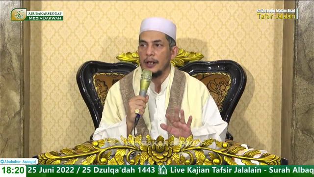 🔴 KESAMAAN HAK & KEWAJIBAN ANTARA SUAMI ISTRI | Live Kajian Malam Ahad 25 Juni 2022 M смотреть онлайн