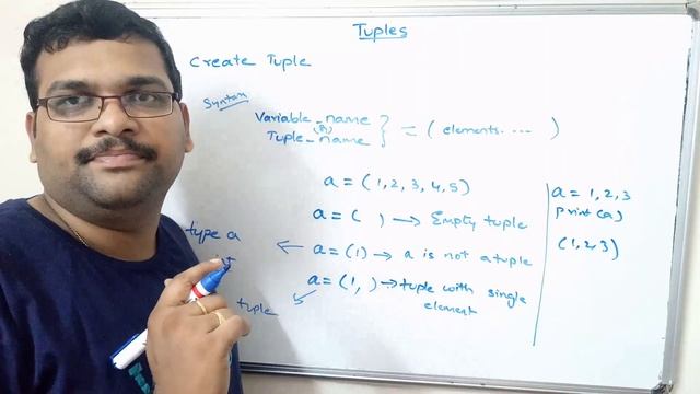 PYTHON TUPLES (Creating , Updating , Deleting & Accessing Elements) - PYTHON PROGRAMMING смотреть онлайн