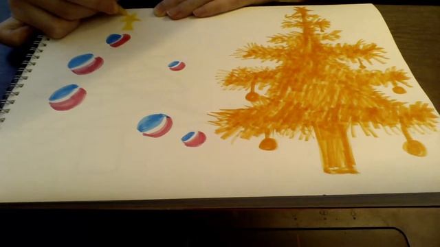 Как просто нарисовать ёлку? смотреть онлайн