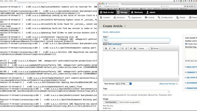 Drupal 8 search_api_solr_defaults and docker jump start смотреть онлайн