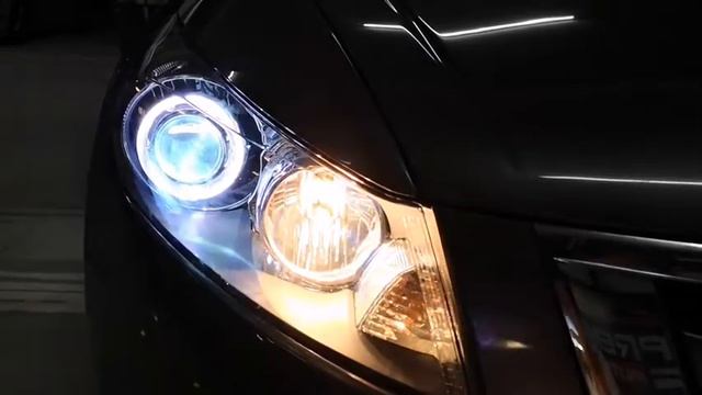 Honda Accord G8 โปรเจคเตอร์เลนส์ควบคุมเเสง BI-VOX V.9.1 Black Edition Blue Lens ขนาด 3.2" смотреть онлайн