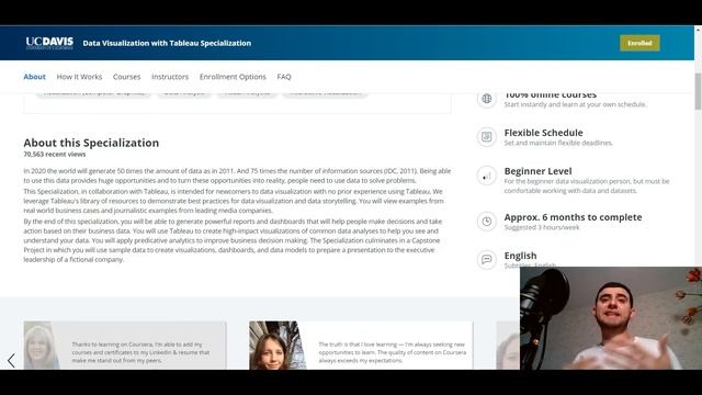 Fundamentals of Visualization with Tableau | Coursera смотреть онлайн