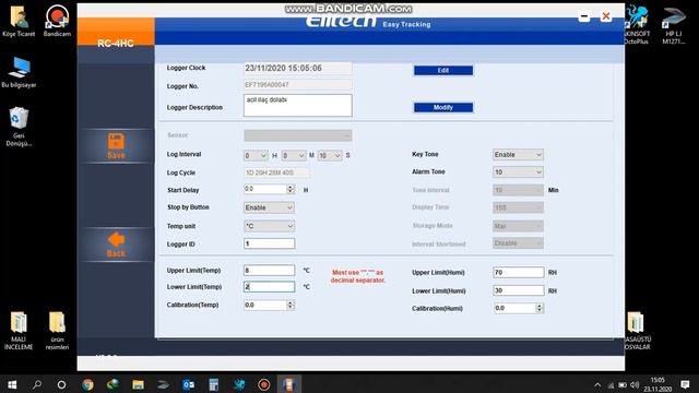 Cihaza Komut Verme - RC-4HC Mini Sıcaklık ve Nem Kayıt Cihazı Datalogger смотреть онлайн