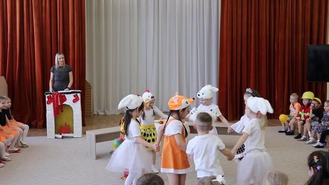 Неделя театра в детском саду. Группа "Чунга-чанга" со сказкой "Кошкин дом" смотреть онлайн