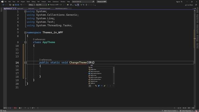 How to Switch Themes in a WPF App at Runtime смотреть онлайн