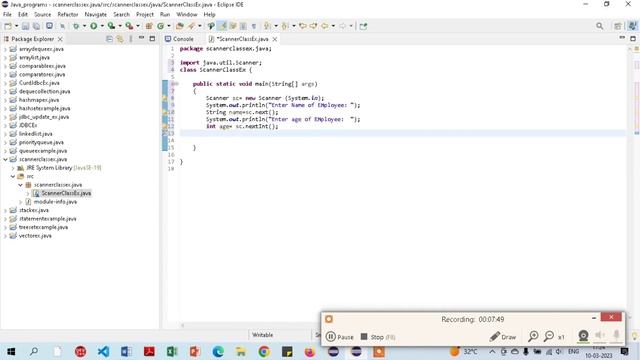 Scanner Class in Java #java #javacourse #javadeveloper #javaprogramming #learnjava #codewithseema смотреть онлайн