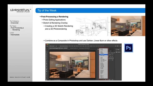 Post-Processing a Rendering in ARCHICAD смотреть онлайн