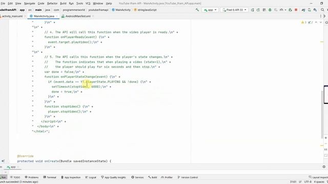 How to use YouTube IFrame JavaScript API to play YT videos embedded in your Android App? смотреть онлайн