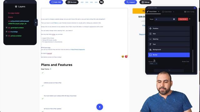 Visual CSS editor that lets you style any website & inspect the styles on hover смотреть онлайн