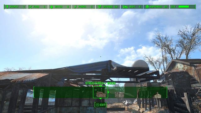 Fallout 4 - Building at Sunshine Tidings 06 (Market Stalls) смотреть онлайн