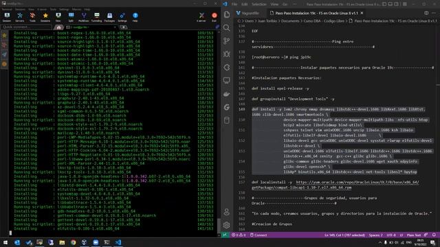Oracle Dba - Oracle Linux + Vagrant + VirtualBox + LVM - Con Juan Toribio 11-09-2022 смотреть онлайн