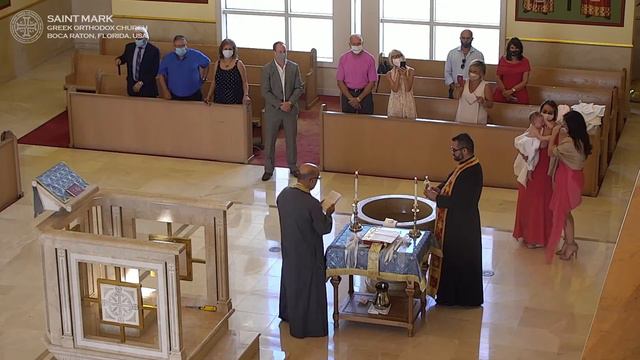 2020-09-27 LIVE Greek Orthodox Baptism: Demitra Smith смотреть онлайн