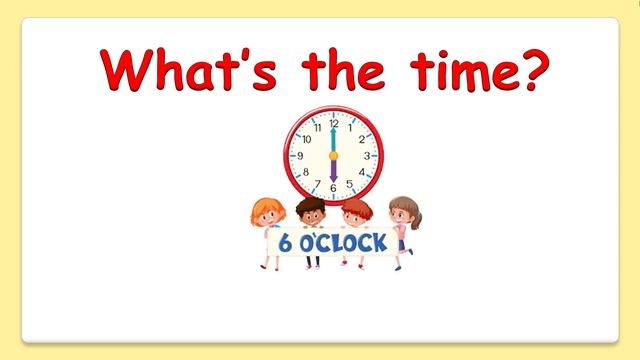 Rainbow English 2 класс.What's The Time? It's ...o'clock.
