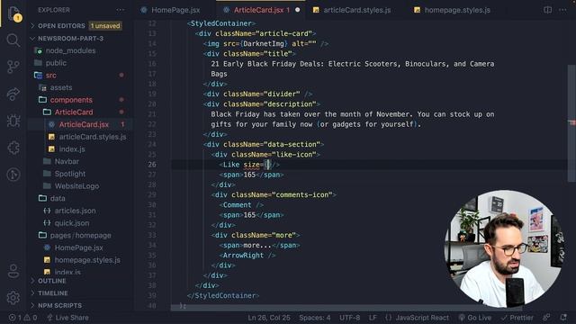 How To Build a React News App With CSS FlexBox! Part-03 - LAST смотреть онлайн
