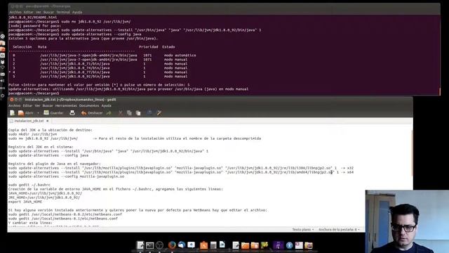 Instalación JDK de Oracle en #Ubuntu смотреть онлайн