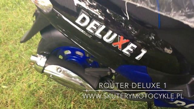Skuter Router Deluxe 1 - dźwięk silnika, przegląd pojazdu смотреть онлайн