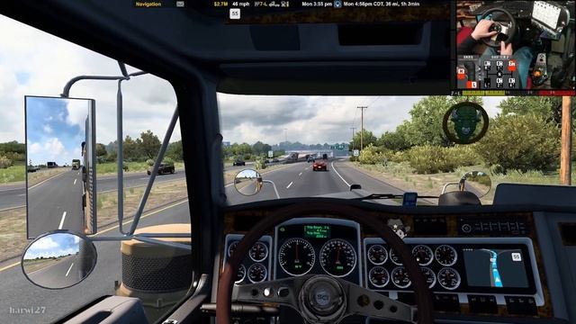 ATS | 114 | Kenworth W900 | Hauling Grain from Brownsville to Laredo | Texas Event '22 смотреть онлайн
