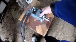 Гидромотор МГП 100 или самодельный траншеекопатель часть№4