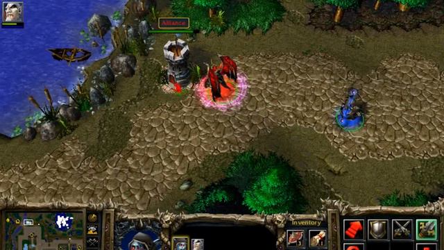 Warcraft 3: The Frozen Throne - Scourge Campaign - Chapter 5 - Dreadlord's Fall (Walkthrough) смотреть онлайн
