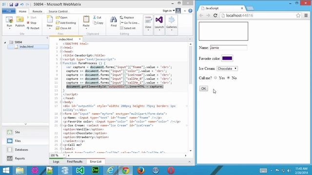 JavaScript – How to Prevent a Form from Clearing Fields on Submit смотреть онлайн