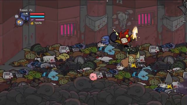 (Castle Crashers) Necrosane Steve Enemies 4.0 100% Crit Chance No Potions (Part 1/2) смотреть онлайн