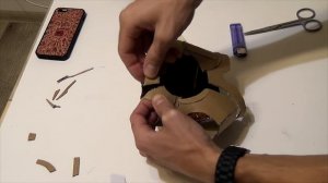 Как сделать светильник "Рука Железного человека" из картона