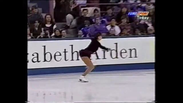 Chen Lu (CHN) - Silver Medal | Ladies Free Skate | 1996 World Championships - Eurosport смотреть онлайн