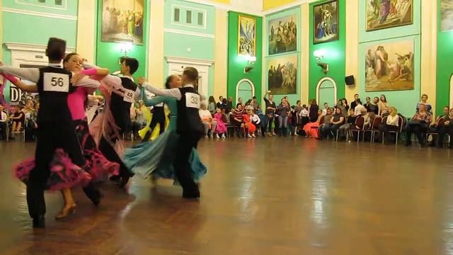 Венский вальс (H+E класс Юниоры-1) 25.03.2018 Гран-при Северной Столицы - 2018 смотреть онлайн