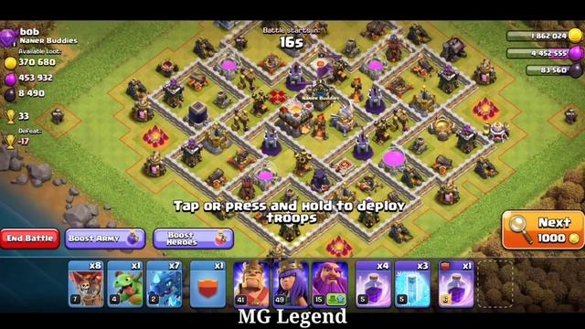 TH11 Electro Dragon Attack Strategy Without Siege Machine | TH11 War Attack Strategy Clash of Clans смотреть онлайн