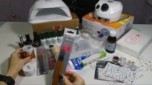 Что нужно для маникюра и наращивания ногтей. Стартовый набор для новичков.