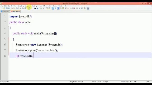 Create Table in Java смотреть онлайн