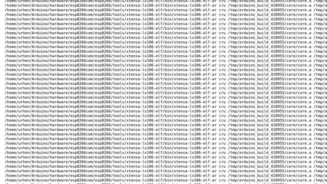 Arduino: Esp8266: Linux - fatal: No names found and undefined reference to `app_entry_custom()' смотреть онлайн