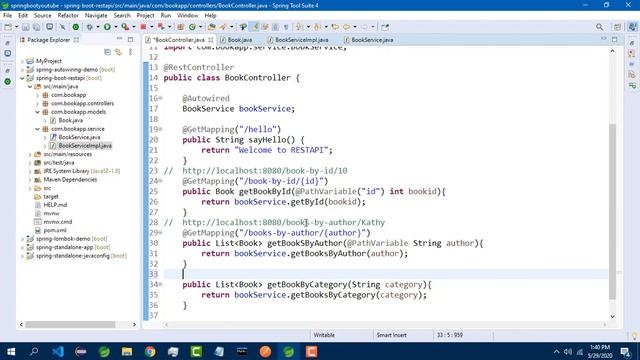 Spring Boot tutorials | Spring boot full course - Create a REST API using Spring Boot смотреть онлайн