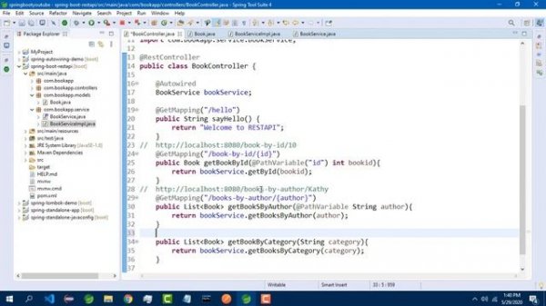 Spring Boot tutorials | Spring boot full  course - Create a REST API using Spring Boot