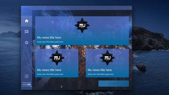 MuOnline Custom Launcher Design and AutoUpate demo using React.js and Electron смотреть онлайн