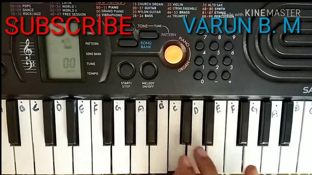 Kanaso idu cheluvina chittara song Piano смотреть онлайн