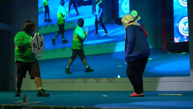[Comfest Con Kuwait 2017] Sans & Frisk (Undertale) Cosplay Skit смотреть онлайн
