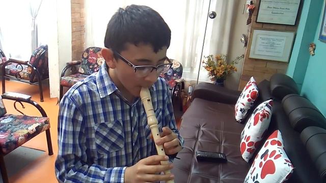 Frozen En Flauta Dulce Con NOTAS