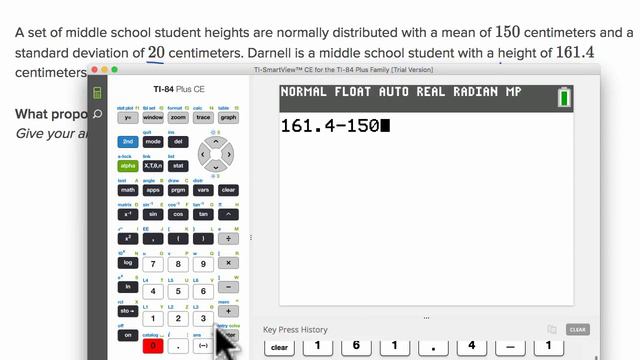 Standard normal table for proportion below | AP Statistics | Khan Academy смотреть онлайн