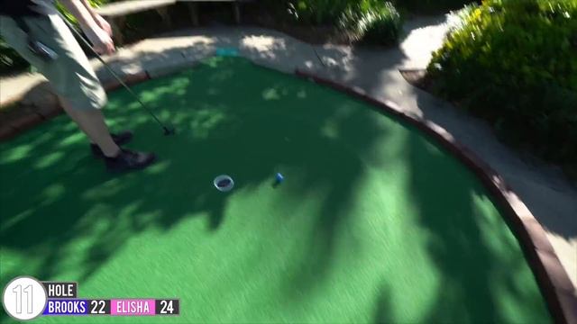 THIS MIGHT BE A PERFECT MINI GOLF COURSE + A LUCKY HOLE IN ONE! | Brooks Holt смотреть онлайн